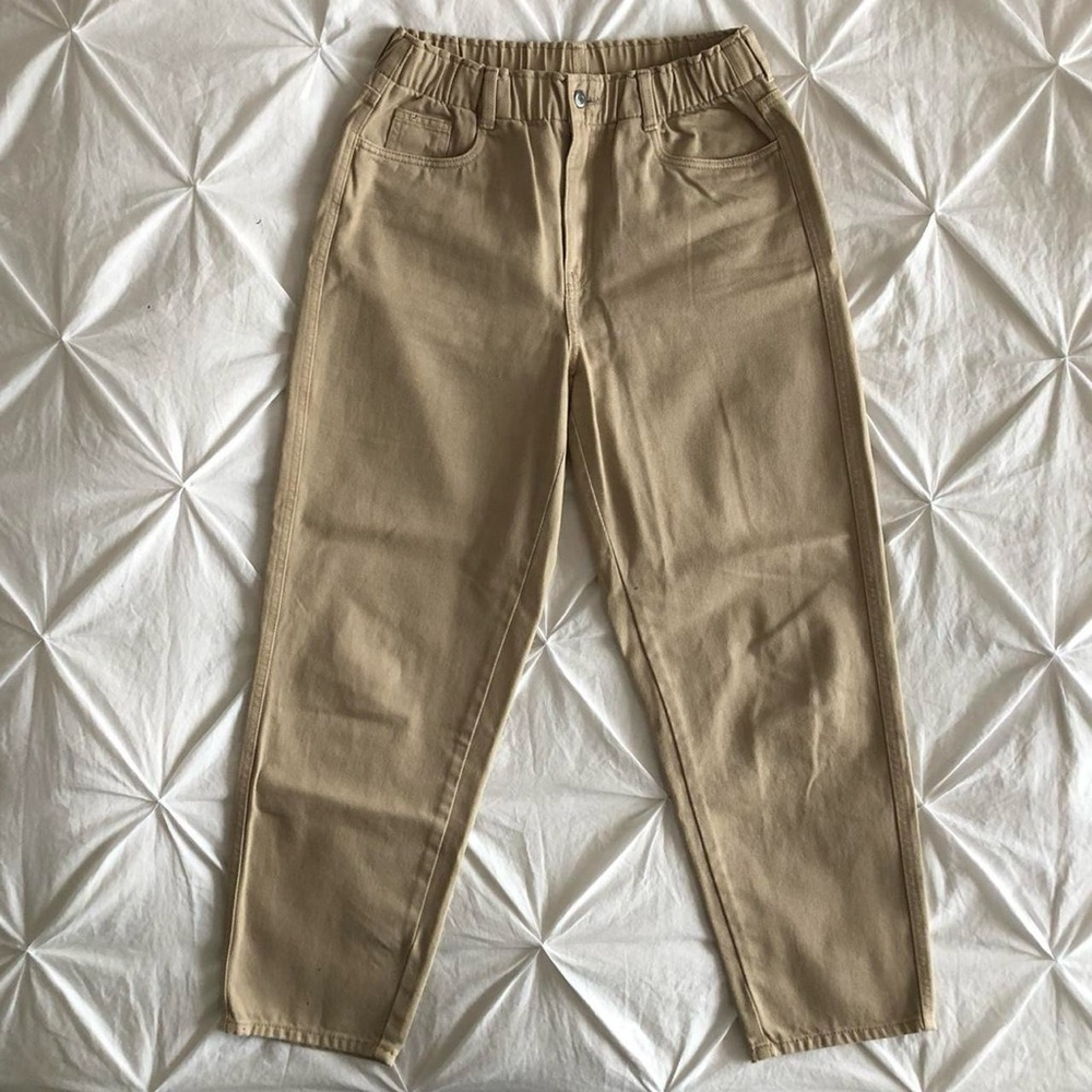 h&m khaki jeans